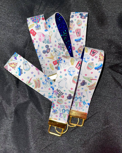 Faux Leather Wristlet