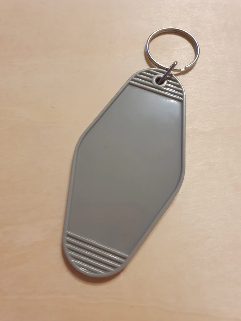 Custom Retro Motel Keychains